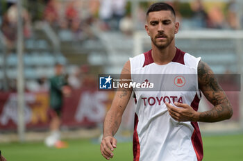 2024-08-03 - Roma's Lorenzo Pellegrini during the AS Roma - Olympiacos FC friendly match at the 