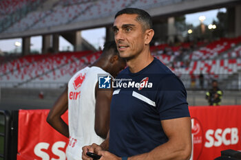 2024-07-31 - Bari’s head coach Moreno Longo during friendly match between Bari vs Salernitana at the San Nicola Stadium in Bari 31 july 2024 - BARI VS SALERNITANA - FRIENDLY MATCH - SOCCER