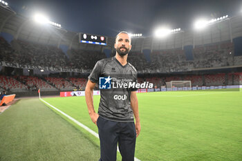 2024-07-31 - Bari’s Valerio Di Cesare during friendly match between Bari vs Salernitana at the San Nicola Stadium in Bari 31 july 2024 - BARI VS SALERNITANA - FRIENDLY MATCH - SOCCER