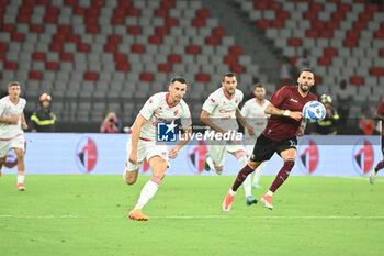 2024-07-31 - Bari’s Kevin Lasagna during friendly match between Bari vs Salernitana at the San Nicola Stadium in Bari 31 july 2024 - BARI VS SALERNITANA - FRIENDLY MATCH - SOCCER