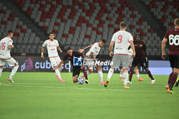 2024-07-31 - Bari’s Mattia Maita during friendly match between Bari vs Salernitana at the San Nicola Stadium in Bari 31 july 2024 - BARI VS SALERNITANA - FRIENDLY MATCH - SOCCER