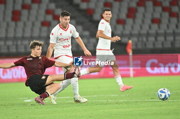 2024-07-31 - Bari’s Giacomo Manzari during friendly match between Bari vs Salernitana at the San Nicola Stadium in Bari 31 july 2024 - BARI VS SALERNITANA - FRIENDLY MATCH - SOCCER