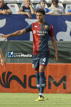 2024-08-01 - Koni De Winter of Genoa CFC gestures during Brescia Calcio FC vs Genoa CFC, Test Match pre season Serie A Enilive 2024-25, at Mario Rigamonti stadium in Brescia (BS), Italy, on July 20, 2024. - BRESCIA CALCIO VS GENOA CFC - FRIENDLY MATCH - SOCCER