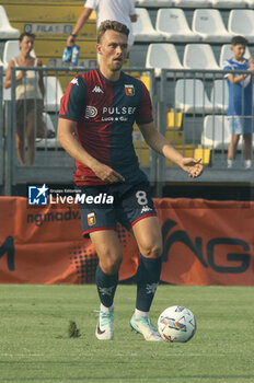 2024-08-01 - Emil Bohinen of Genoa CFC play the ball during Brescia Calcio FC vs Genoa CFC, Test Match pre season Serie A Enilive 2024-25, at Mario Rigamonti stadium in Brescia (BS), Italy, on July 20, 2024. - BRESCIA CALCIO VS GENOA CFC - FRIENDLY MATCH - SOCCER