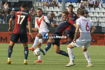 2024-08-01 - Emil Bohinen of Genoa CFC battle for the ball during Brescia Calcio FC vs Genoa CFC, Test Match pre season Serie A Enilive 2024-25, at Mario Rigamonti stadium in Brescia (BS), Italy, on July 20, 2024. - BRESCIA CALCIO VS GENOA CFC - FRIENDLY MATCH - SOCCER