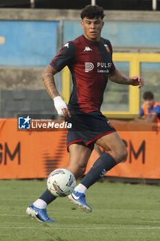 2024-08-01 - Alan Matturro of Genoa CFC play the ball during Brescia Calcio FC vs Genoa CFC, Test Match pre season Serie A Enilive 2024-25, at Mario Rigamonti stadium in Brescia (BS), Italy, on July 20, 2024. - BRESCIA CALCIO VS GENOA CFC - FRIENDLY MATCH - SOCCER