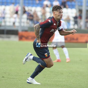 2024-08-01 - Alessandro Vogliacco of Genoa CFC play the ball during Brescia Calcio FC vs Genoa CFC, Test Match pre season Serie A Enilive 2024-25, at Mario Rigamonti stadium in Brescia (BS), Italy, on July 20, 2024. - BRESCIA CALCIO VS GENOA CFC - FRIENDLY MATCH - SOCCER