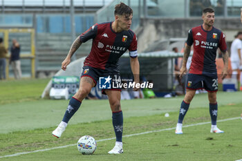 2024-08-01 - Alessandro Vogliacco of Genoa CFC play the ball during Brescia Calcio FC vs Genoa CFC, Test Match pre season Serie A Enilive 2024-25, at Mario Rigamonti stadium in Brescia (BS), Italy, on July 20, 2024. - BRESCIA CALCIO VS GENOA CFC - FRIENDLY MATCH - SOCCER