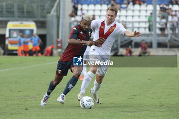 2024-08-01 - Junior Messias of Genoa CFC battle for the ball during Brescia Calcio FC vs Genoa CFC, Test Match pre season Serie A Enilive 2024-25, at Mario Rigamonti stadium in Brescia (BS), Italy, on July 20, 2024. - BRESCIA CALCIO VS GENOA CFC - FRIENDLY MATCH - SOCCER