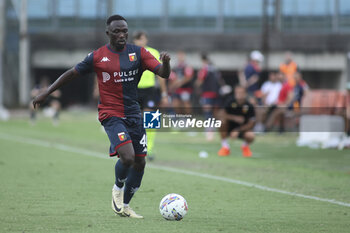 2024-08-01 - Seydou Fini of Genoa CFC play the ball during Brescia Calcio FC vs Genoa CFC, Test Match pre season Serie A Enilive 2024-25, at Mario Rigamonti stadium in Brescia (BS), Italy, on July 20, 2024. - BRESCIA CALCIO VS GENOA CFC - FRIENDLY MATCH - SOCCER