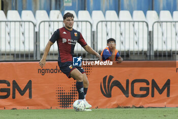 2024-08-01 - Gabriele Calvani of Genoa CFC play the ball during Brescia Calcio FC vs Genoa CFC, Test Match pre season Serie A Enilive 2024-25, at Mario Rigamonti stadium in Brescia (BS), Italy, on July 20, 2024. - BRESCIA CALCIO VS GENOA CFC - FRIENDLY MATCH - SOCCER