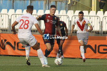 2024-08-01 - Vitinha of Genoa CFC competes for the ball with Davide Adorni of Brescia Calcio FC during Brescia Calcio FC vs Genoa CFC, Test Match pre season Serie A Enilive 2024-25, at Mario Rigamonti stadium in Brescia (BS), Italy, on July 20, 2024. - BRESCIA CALCIO VS GENOA CFC - FRIENDLY MATCH - SOCCER