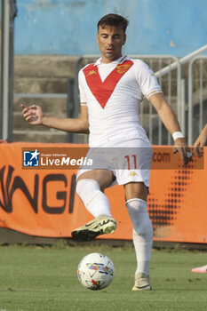 2024-08-01 - Gabriele Moncini of Brescia Calcio FC play the ball during Brescia Calcio FC vs Genoa CFC, Test Match pre season Serie A Enilive 2024-25, at Mario Rigamonti stadium in Brescia (BS), Italy, on July 20, 2024. - BRESCIA CALCIO VS GENOA CFC - FRIENDLY MATCH - SOCCER