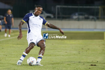 2024-08-03 - Jackson Tchatchoua of Hellas Verona FC during Hellas Verona FC vs Asteras Tripolis FC, 5° Test Match, at stadio 