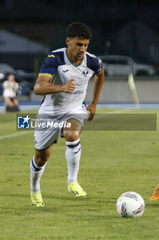 2024-08-03 - Abdou Harroui of Hellas Verona FC during Hellas Verona FC vs Asteras Tripolis FC, 5° Test Match, at stadio 