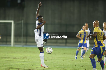 2024-08-03 - Daniel Mosquera of Hellas Verona FC during Hellas Verona FC vs Asteras Tripolis FC, 5° Test Match, at stadio 