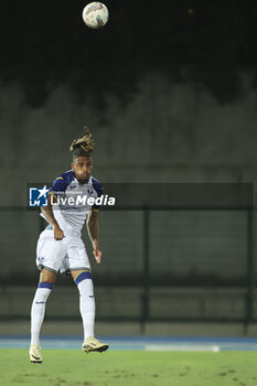 2024-08-03 - Yllan Okou of Hellas Verona FC during Hellas Verona FC vs Asteras Tripolis FC, 5° Test Match, at stadio 