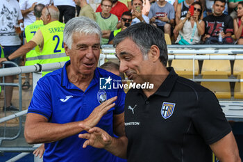 2024-08-04 - Fabio Pecchia (Head Coach Parma Calcio) and Gian Piero Gasperini (Head Coach Atalanta BC) - PARMA CALCIO VS ATALANTA BC - FRIENDLY MATCH - SOCCER