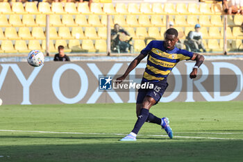 2024-08-04 - Ange-Yoan Bonny (Parma Calcio) kicks the ball - PARMA CALCIO VS ATALANTA BC - FRIENDLY MATCH - SOCCER