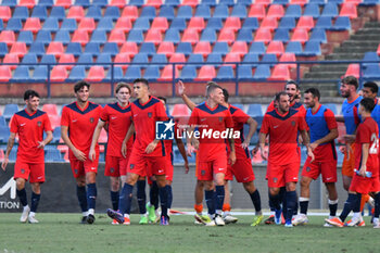 2024-08-03 - Cosenza celebrate during Cosenza 1914 vs Foggia 1920, Friendly football match in Cosenza, Italy, August 03 2024 - COSENZA VS FOGGIA - FRIENDLY MATCH - SOCCER