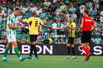 2024-08-03 - Luiz Felipe and Fabinho from Al Ittihad during the Friendly football match between Real Betis and Al Ittihad on 3 August 2024 at Benito Villamarín stadium in Sevilla, Spain - FOOTBALL - FRIENDLY GAME - REAL BETIS V AL ITTIHAD - FRIENDLY MATCH - SOCCER