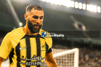 2024-08-03 - Karim Benzema from Al Ittihad during the Friendly football match between Real Betis and Al Ittihad on 3 August 2024 at Benito Villamarín stadium in Sevilla, Spain - FOOTBALL - FRIENDLY GAME - REAL BETIS V AL ITTIHAD - FRIENDLY MATCH - SOCCER