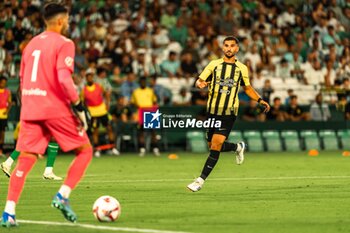 2024-08-03 - Houssem Aouar from Al Ittihad during the Friendly football match between Real Betis and Al Ittihad on 3 August 2024 at Benito Villamarín stadium in Sevilla, Spain - FOOTBALL - FRIENDLY GAME - REAL BETIS V AL ITTIHAD - FRIENDLY MATCH - SOCCER