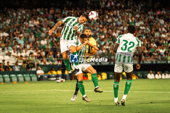 2024-08-03 - Chimi Avila from Real Betis during the Friendly football match between Real Betis and Al Ittihad on 3 August 2024 at Benito Villamarín stadium in Sevilla, Spain - FOOTBALL - FRIENDLY GAME - REAL BETIS V AL ITTIHAD - FRIENDLY MATCH - SOCCER