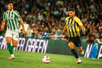 2024-08-03 - Houssem Aouar from Al Ittihad during the Friendly football match between Real Betis and Al Ittihad on 3 August 2024 at Benito Villamarín stadium in Sevilla, Spain - FOOTBALL - FRIENDLY GAME - REAL BETIS V AL ITTIHAD - FRIENDLY MATCH - SOCCER