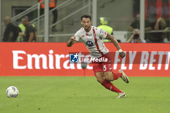 2024-08-13 - Pedro Pereira of AC Monza play the ball during AC Milan vs AC Monza , 2° edition of 