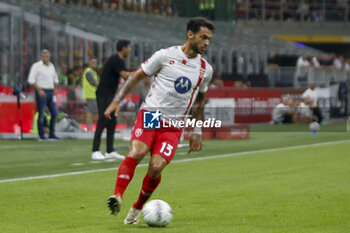 2024-08-13 - Pedro Pereira of AC Monza play the ball during AC Milan vs AC Monza , 2° edition of 