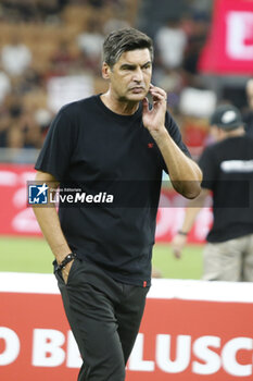 2024-08-13 - Paulo Fonseca Head Coach of AC Milan during AC Milan vs AC Monza , 2° edition of 