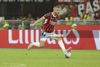 2024-08-13 - Strahinja Pavlovic of AC Milan  play the ball during AC Milan vs AC Monza , 2° edition of 