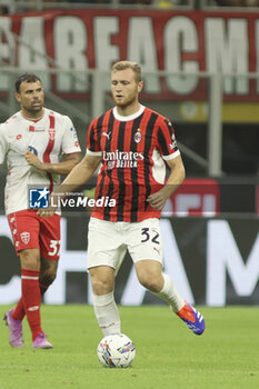 2024-08-13 - Tommaso Pobega of AC Milan play the ball during AC Milan vs AC Monza , 2° edition of 