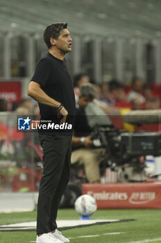 2024-08-13 - Paulo Fonseca Head Coach of AC Milan during AC Milan vs AC Monza , 2° edition of 