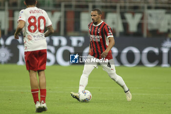 2024-08-13 - Ismael Bennacer of AC Milan  play the ball. during AC Milan vs AC Monza , 2° edition of 