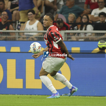 2024-08-13 - Noah Okafor of AC Milan  play the ball during AC Milan vs AC Monza , 2° edition of 