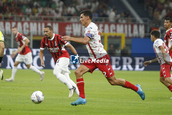 2024-08-13 - Matteo Pessina of AC Monza play the ball during AC Milan vs AC Monza , 2° edition of 