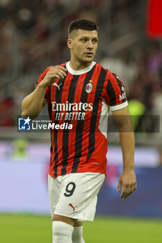 2024-08-13 - Luka Jovic of AC Milan  during AC Milan vs AC Monza , 2° edition of 