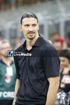 2024-08-13 - Zlatan Ibrahimovic Advisor of AC Milan during AC Milan vs AC Monza , 2° edition of 