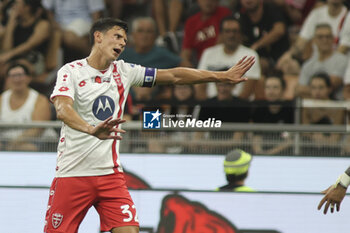 2024-08-13 - Matteo Pessina of AC Monza gestures during AC Milan vs AC Monza , 2° edition of 