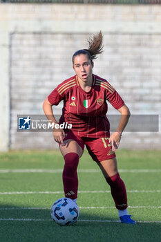 2024-08-13 - Giulia Dragoni (AS Roma Women)  during the friendly match AS Roma Women - Napoli Femminile at the Domenico Bartolani stadium in Cisterna di Latina (LT) on 13 August 2024. - ROMA WOMEN VS NAPOLI FEMMINILE - FRIENDLY MATCH - SOCCER