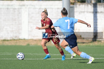 2024-08-13 - Giada Greggi (AS Roma Women)  during the friendly match AS Roma Women - Napoli Femminile at the Domenico Bartolani stadium in Cisterna di Latina (LT) on 13 August 2024. - ROMA WOMEN VS NAPOLI FEMMINILE - FRIENDLY MATCH - SOCCER