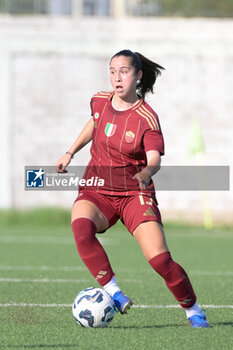 2024-08-13 - Giulia Dragoni (AS Roma Women)  during the friendly match AS Roma Women - Napoli Femminile at the Domenico Bartolani stadium in Cisterna di Latina (LT) on 13 August 2024. - ROMA WOMEN VS NAPOLI FEMMINILE - FRIENDLY MATCH - SOCCER