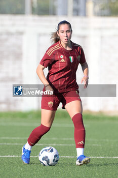 2024-08-13 - Giulia Dragoni (AS Roma Women)  during the friendly match AS Roma Women - Napoli Femminile at the Domenico Bartolani stadium in Cisterna di Latina (LT) on 13 August 2024. - ROMA WOMEN VS NAPOLI FEMMINILE - FRIENDLY MATCH - SOCCER