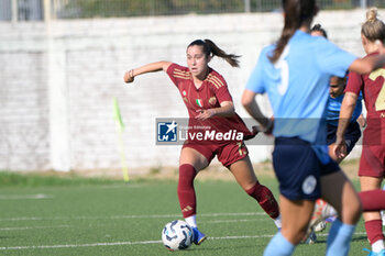 2024-08-13 - Giulia Dragoni (AS Roma Women)  during the friendly match AS Roma Women - Napoli Femminile at the Domenico Bartolani stadium in Cisterna di Latina (LT) on 13 August 2024. - ROMA WOMEN VS NAPOLI FEMMINILE - FRIENDLY MATCH - SOCCER