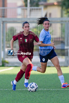 2024-08-13 - Giulia Dragoni (AS Roma Women)  during the friendly match AS Roma Women - Napoli Femminile at the Domenico Bartolani stadium in Cisterna di Latina (LT) on 13 August 2024. - ROMA WOMEN VS NAPOLI FEMMINILE - FRIENDLY MATCH - SOCCER