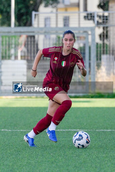 2024-08-13 - Giulia Dragoni (AS Roma Women)  during the friendly match AS Roma Women - Napoli Femminile at the Domenico Bartolani stadium in Cisterna di Latina (LT) on 13 August 2024. - ROMA WOMEN VS NAPOLI FEMMINILE - FRIENDLY MATCH - SOCCER