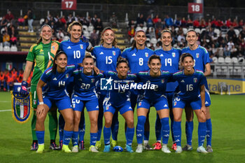 2024-10-25 - Italy players are posing for a team photo during the women's international friendly match between Italy and Malta FA at the Tre Fontane Stadium on October 25, 2024 in Rome, Italy. - ITALY WOMEN VS MALTA WOMEN - FRIENDLY MATCH - SOCCER