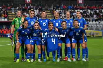 2024-10-25 - Italy players are posing for a team photo during the women's international friendly match between Italy and Malta FA at the Tre Fontane Stadium on October 25, 2024 in Rome, Italy. - ITALY WOMEN VS MALTA WOMEN - FRIENDLY MATCH - SOCCER